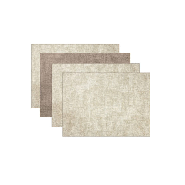 Dainty Home Leather/Faux Leather Rectangle Placemat Wayfair